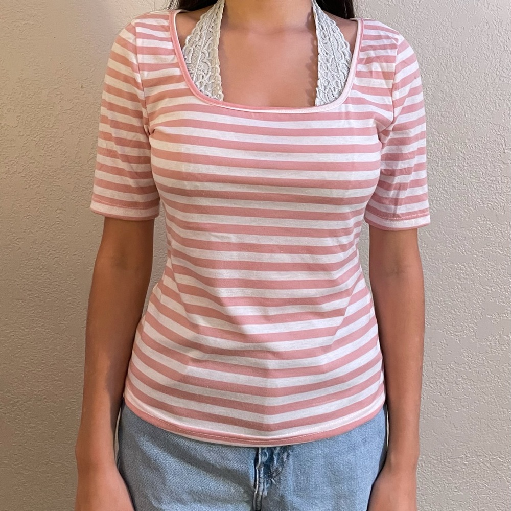 Striped long shirt